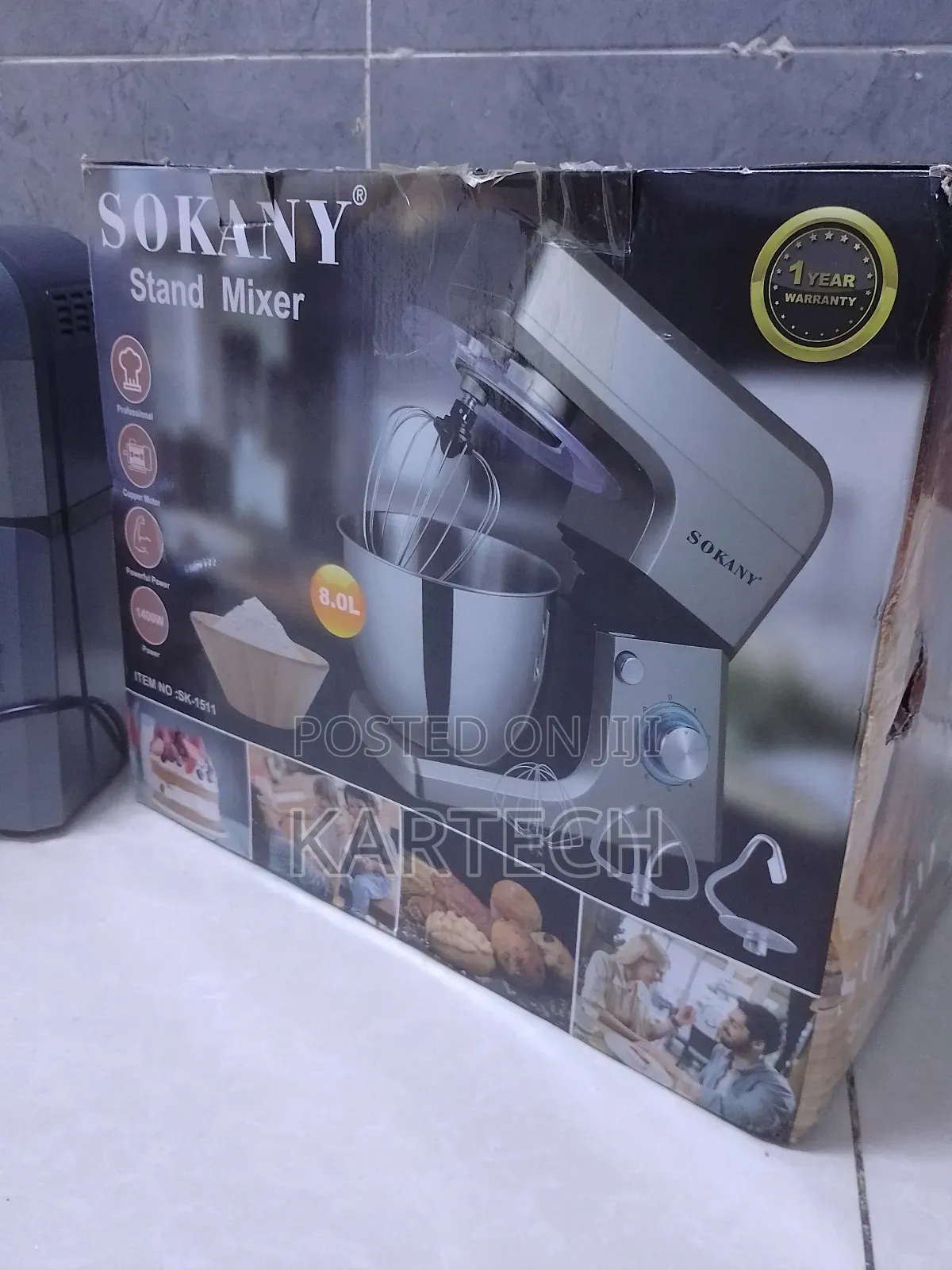 Sokany Professional 8 L Stand Mixer With Tilt Head