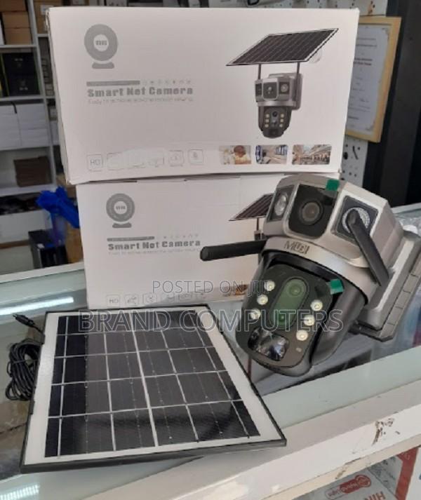 V380 4G Solar Dual Lens Simcard PTX Dome Camera