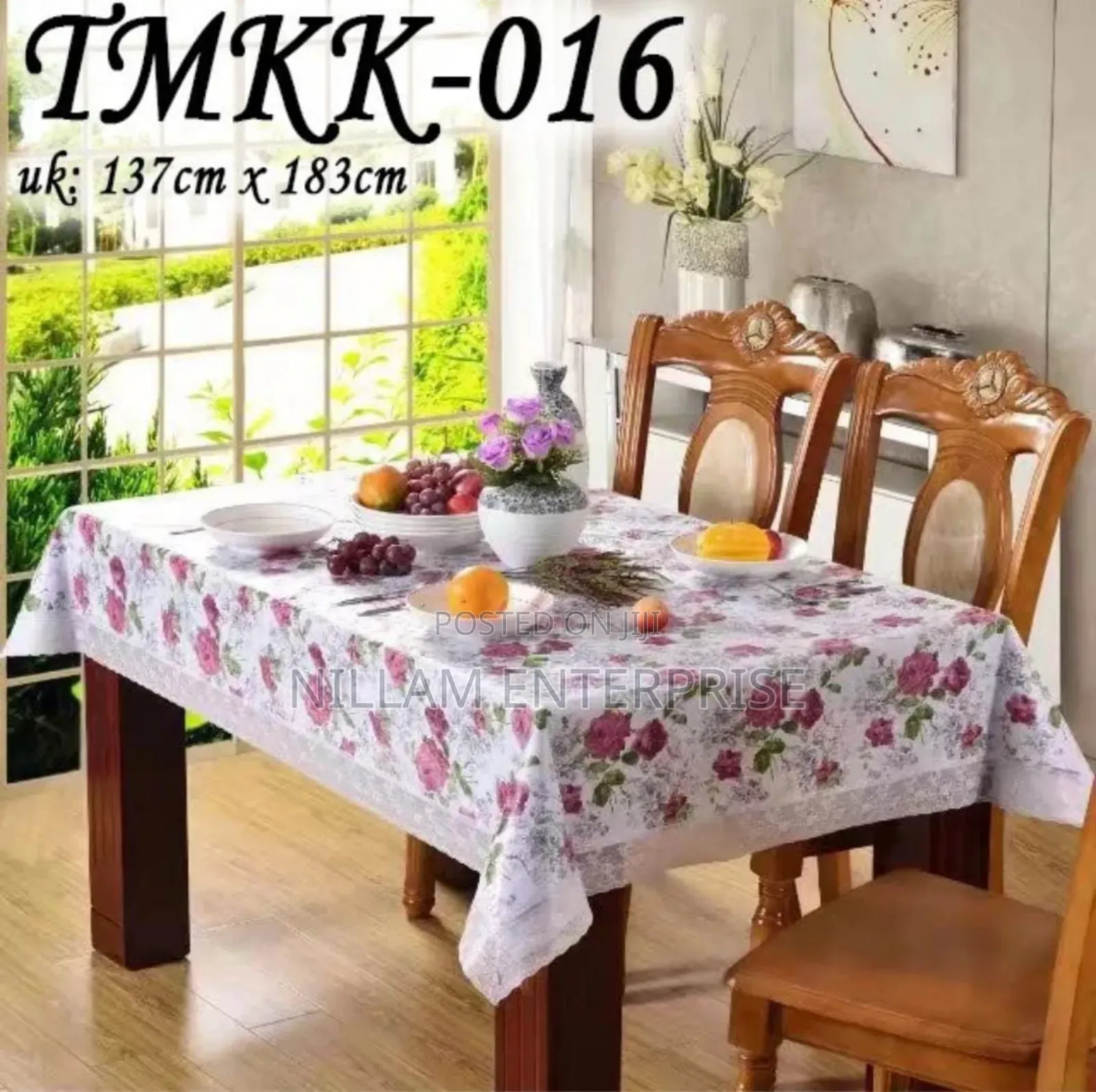 Ever Home PVC Printed Tablecloth