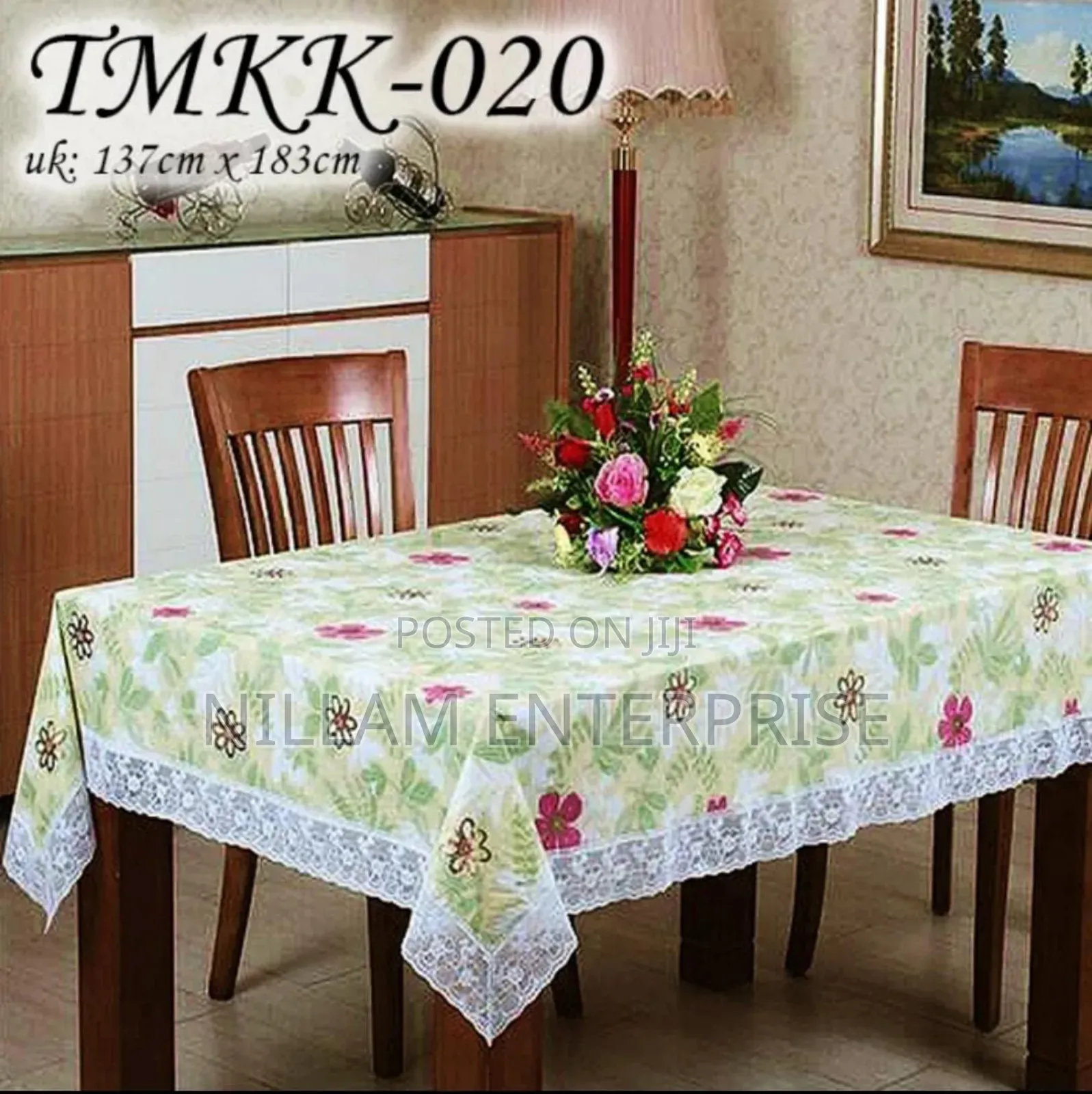 Ever Home PVC Printed Tablecloth