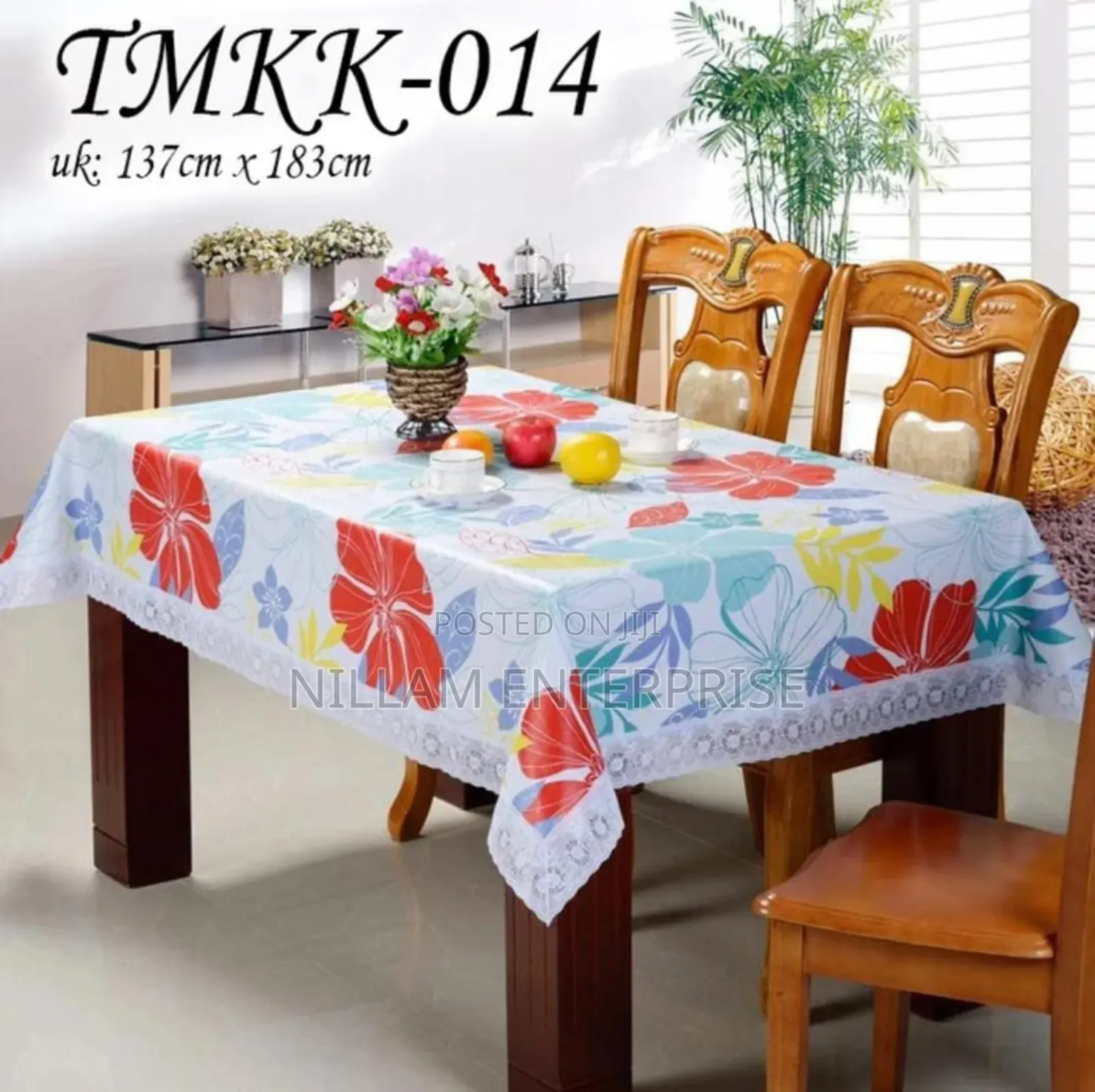 Ever Home PVC Printed Tablecloth