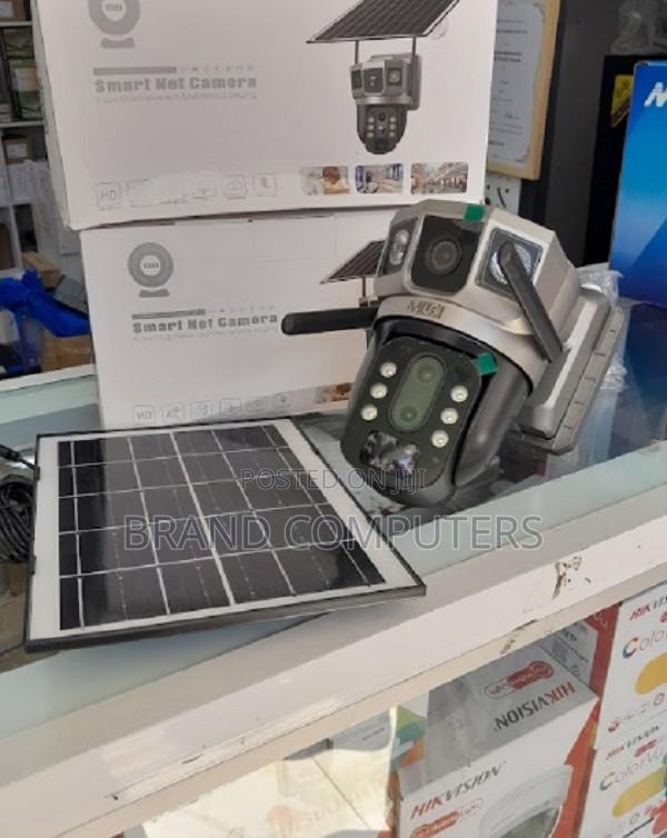 V380 Solar 4G Dual Lens Outdoor Camera PTZ With Simcard Slot