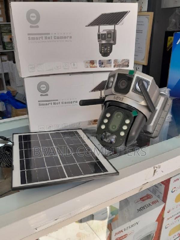 V380 Outdoor Dual Lens 4G Security Solar Camera