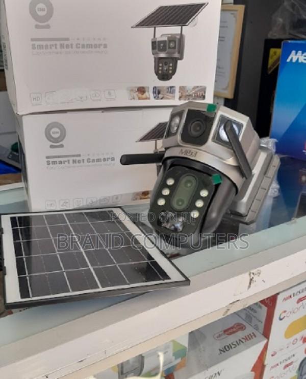 V380 Dual Lens 4MP Solar Powered Camera CCTV LTE SIM Card