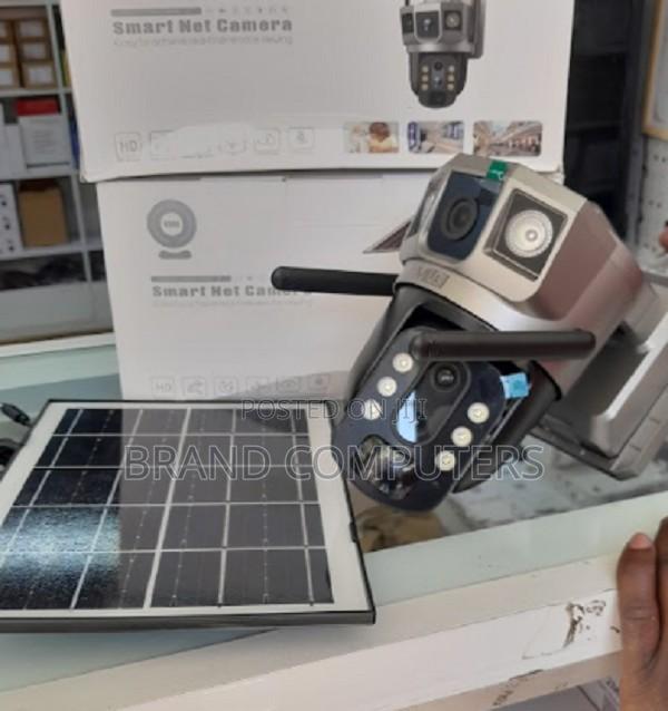 Simcard 4G IP PTZ Dual Lens Camera Solar Powered