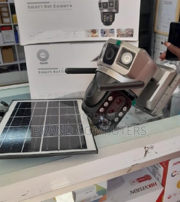 Factory V380 Dual Lens 4MP Solar CCTV Camera Outdoor