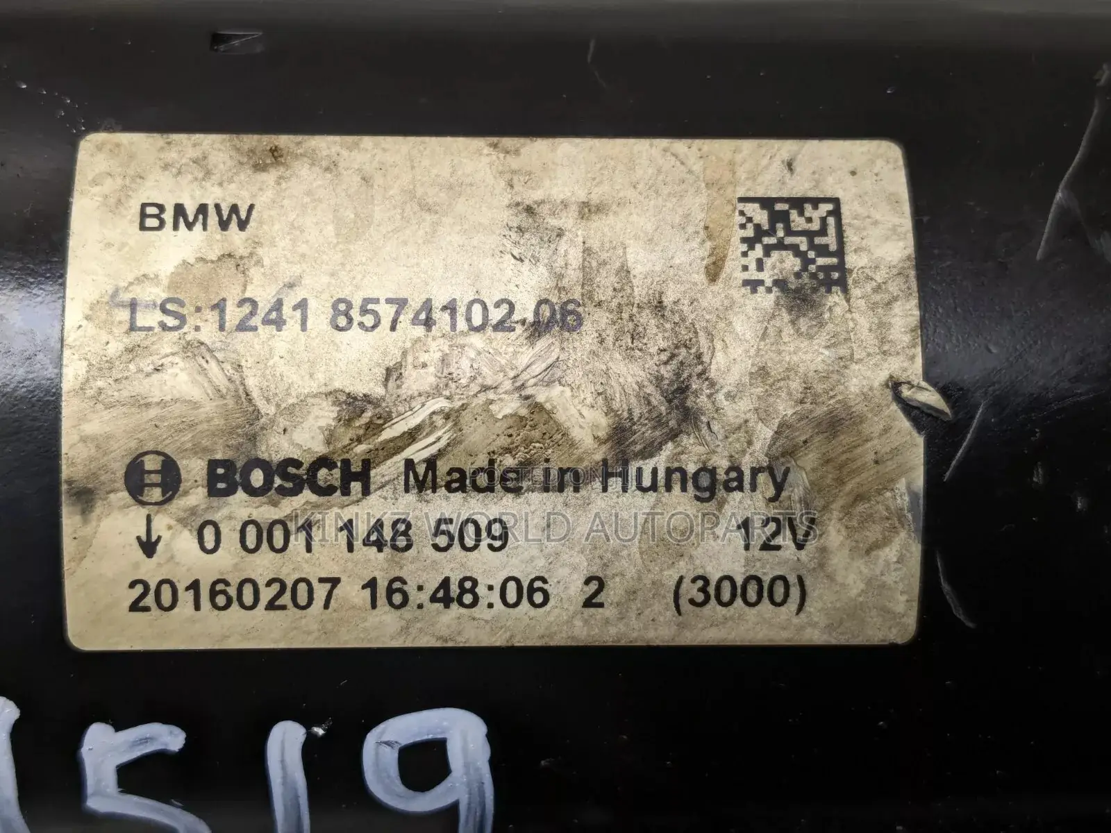 BMW 5 Series F10 F11 2016 Starter Motor 3.0 DIESEL 8574102