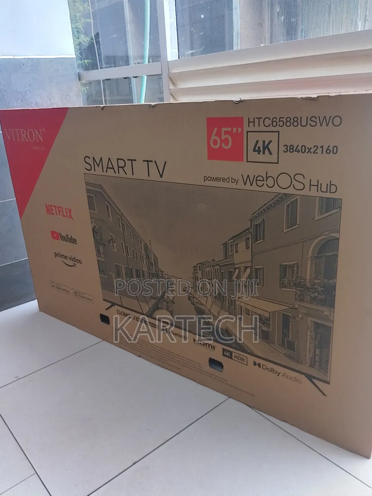 Vitron 65 Inches Uhd Smart Tv, Youtube, Prime Video
