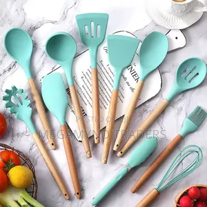 19pc Silicone Cooking Set/Heat Resistant Cooking Spoon