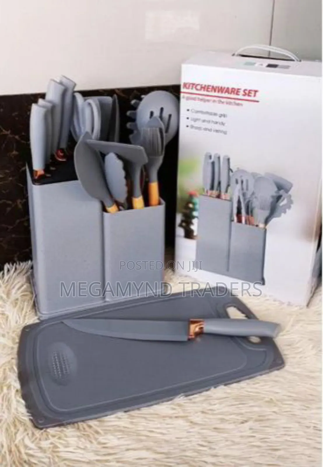 19pc Silicone Cooking Set/Heat Resistant Cooking Spoon