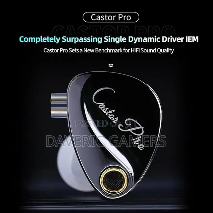 Kz Castor Pro in Ear Monitor, Hifi Bass in Ear Headphone