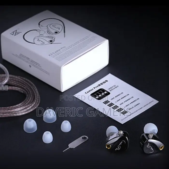 Kz Castor Pro in Ear Monitor, Hifi Bass in Ear Headphone