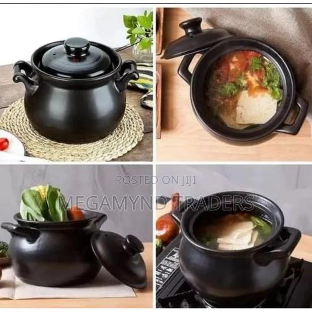 Ceramic Porcelain Cooking Serving Pot 6 Litre