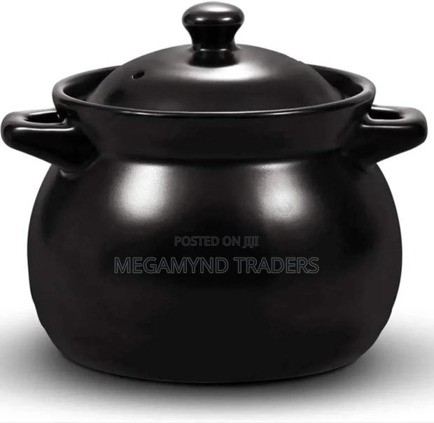 Ceramic Porcelain Cooking Serving Pot 6 Litre - thumbnail 2