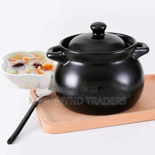 Ceramic Porcelain Cooking Serving Pot 6 Litre - thumbnail 6