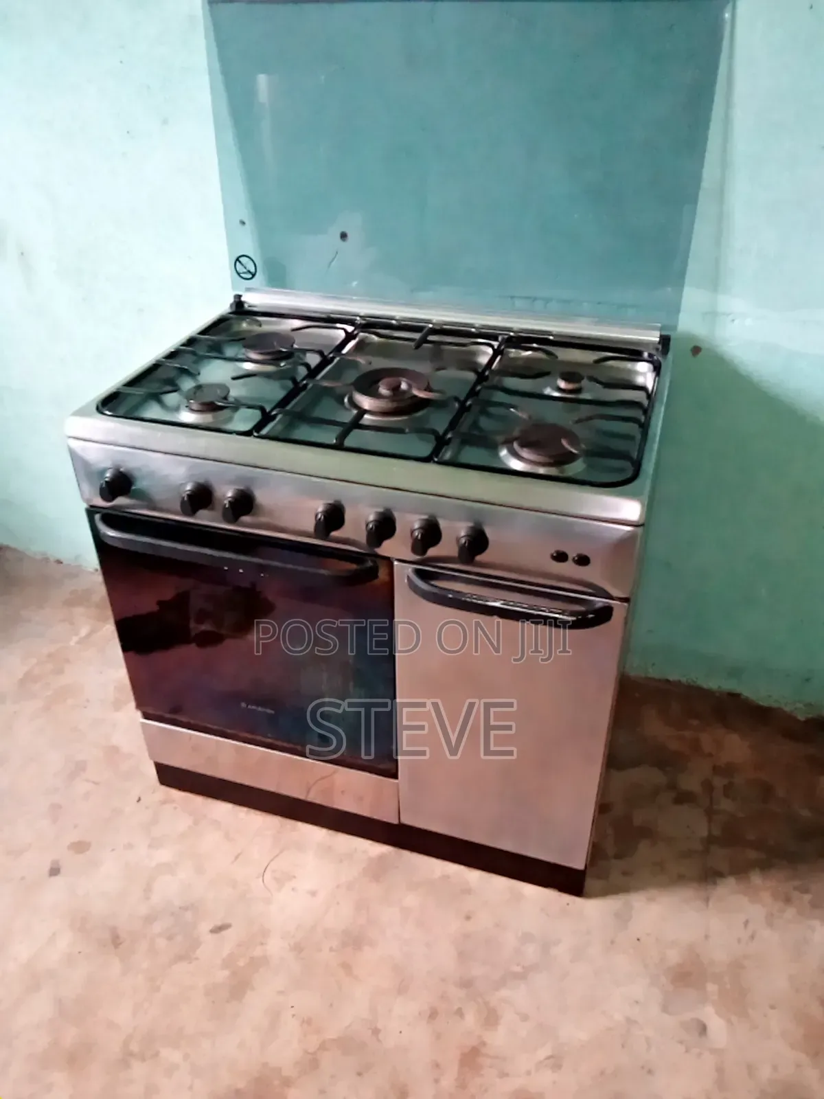 Ex Uk Ariston (Italy Made) S. Steel Body All Gas Cooker