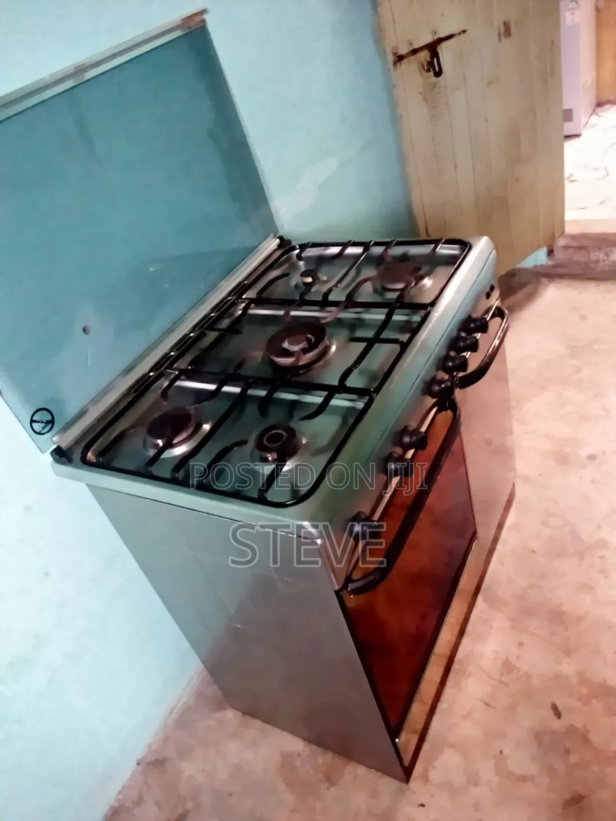 Ex Uk Ariston (Italy Made) S. Steel Body All Gas Cooker