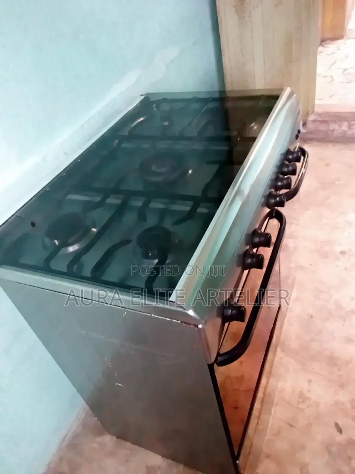 Ex Uk Ariston (Italy Made) S. Steel Body All Gas Cooker