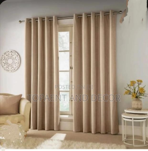 Plain Window Curtains for Bedroom and Living Room Windows