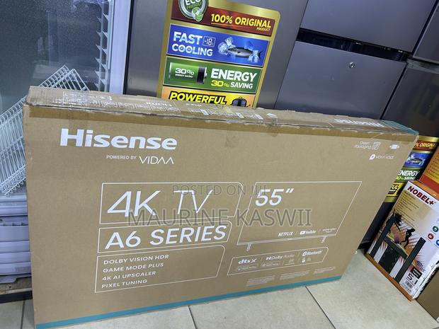 Hisense 55a6 Smart 4 K Uhd Tv Frameless - main view