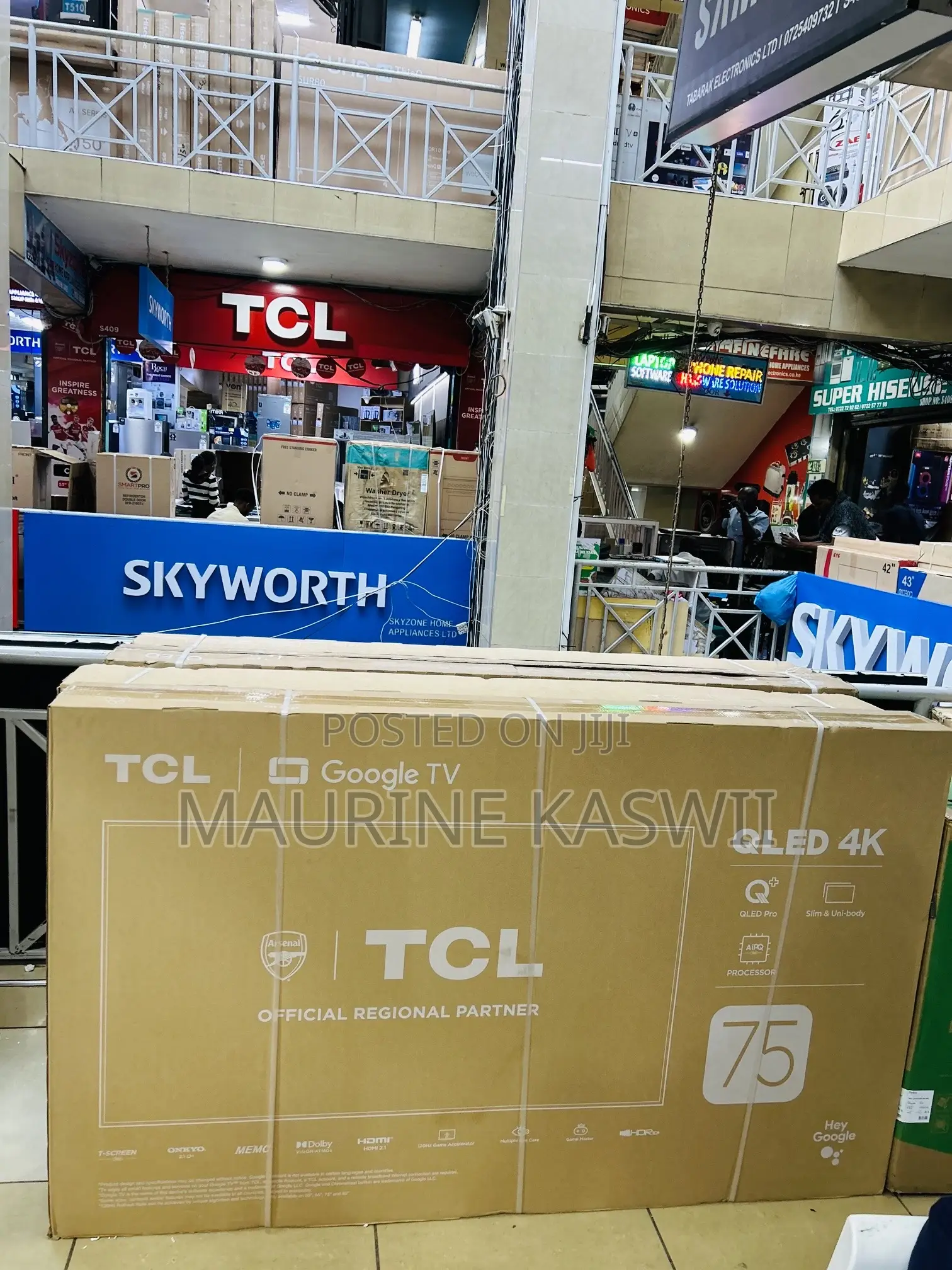 TCL 75 Inch C655 Qled Pro Google Uhd Smart Tv