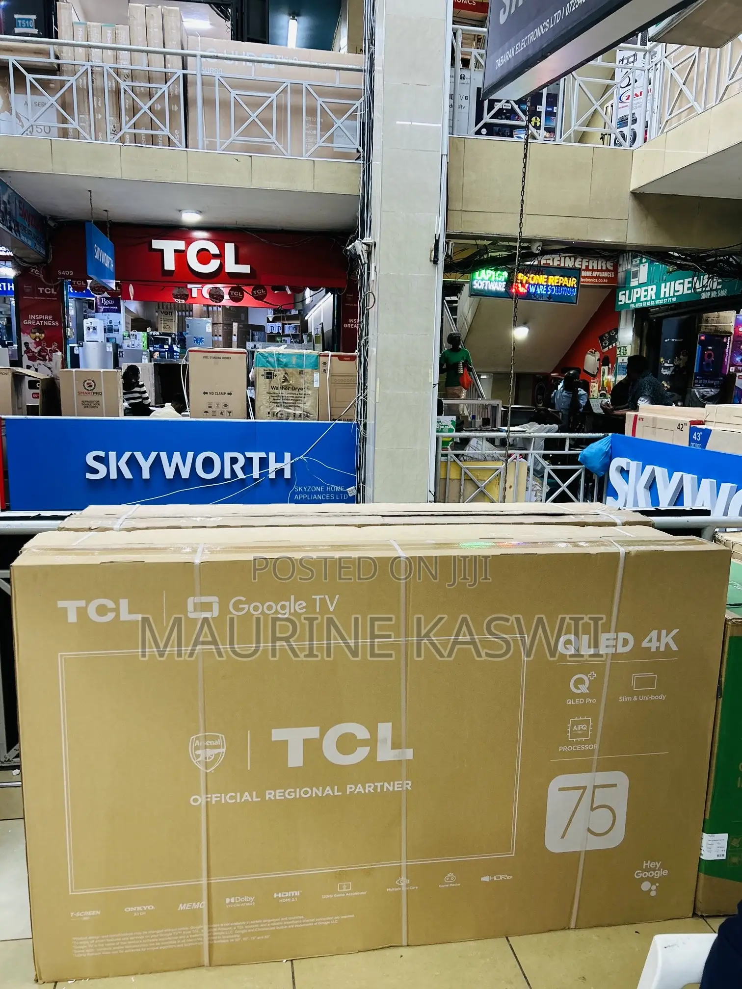 TCL 75 Inch C655 Qled Pro Google Uhd Smart Tv