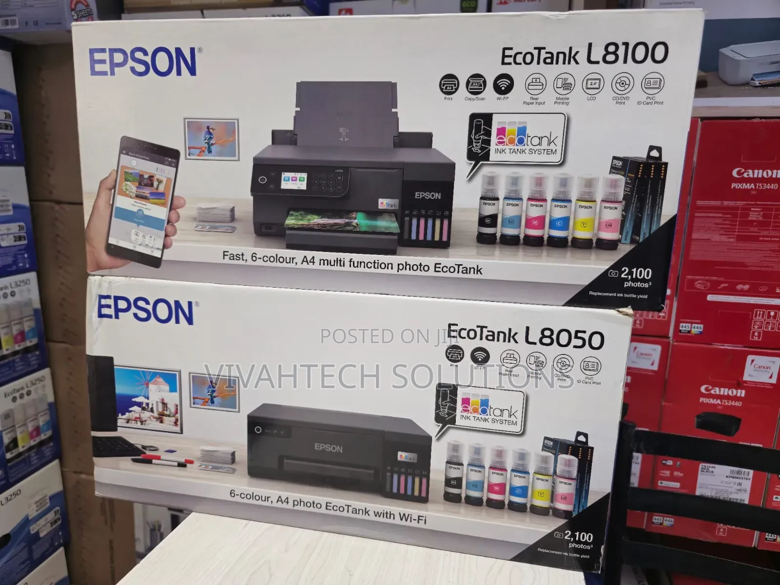 Epson Ecotank L8100 6-Colour Photo Printer