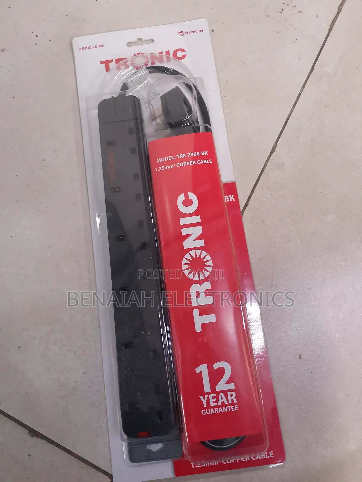Durable Tronic Extension Cable.1.25mm Copper Cable