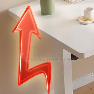 Office Tables: Computer Desk With Electric Height Adjustment
