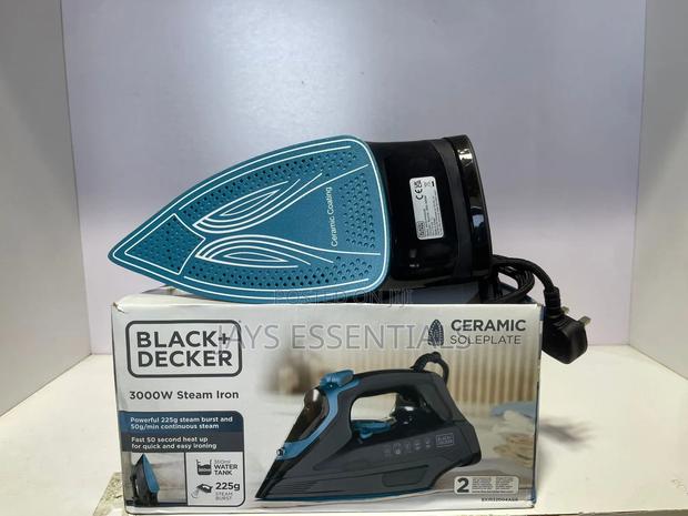 3000 Watts Black Decker Iron Box - main view