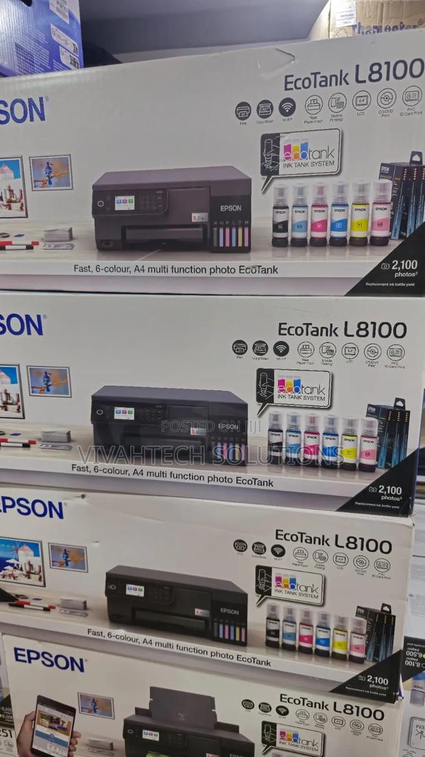 Epson 6 Color L8100 Printer 6 Color Epson L8100 Printer L850