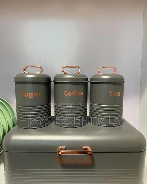 4pc Bread Bin Canister Set - main view
