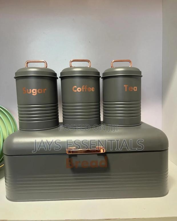 4pc Bread Bin Canister Set - thumbnail 2
