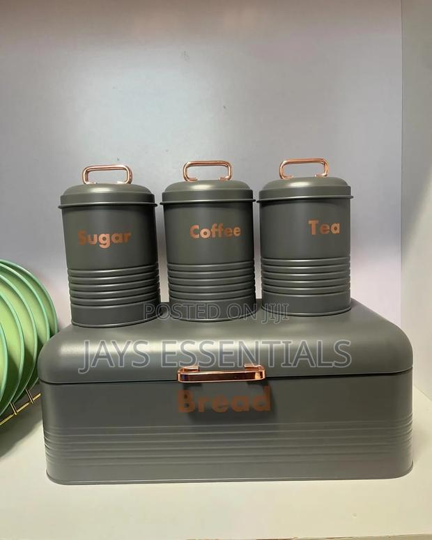 4pc Bread Bin Canister Set - thumbnail 3