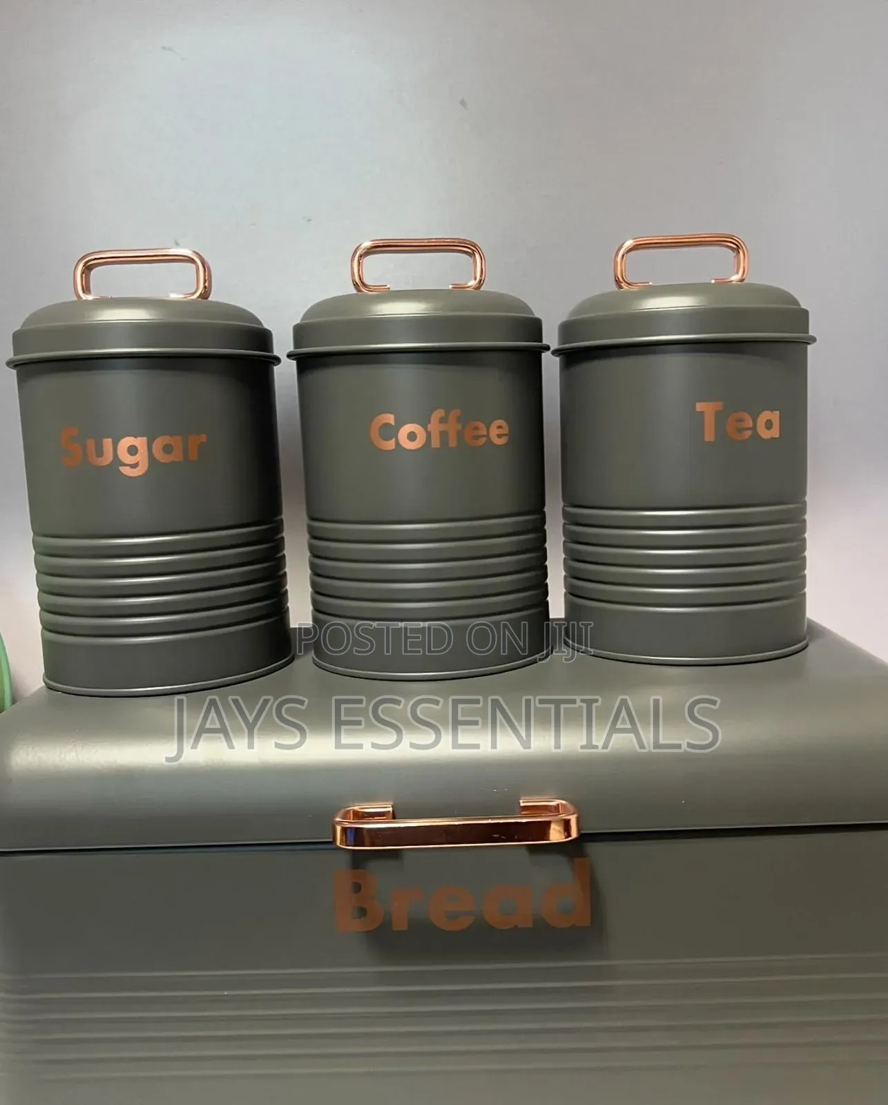 4pc Bread Bin Canister Set