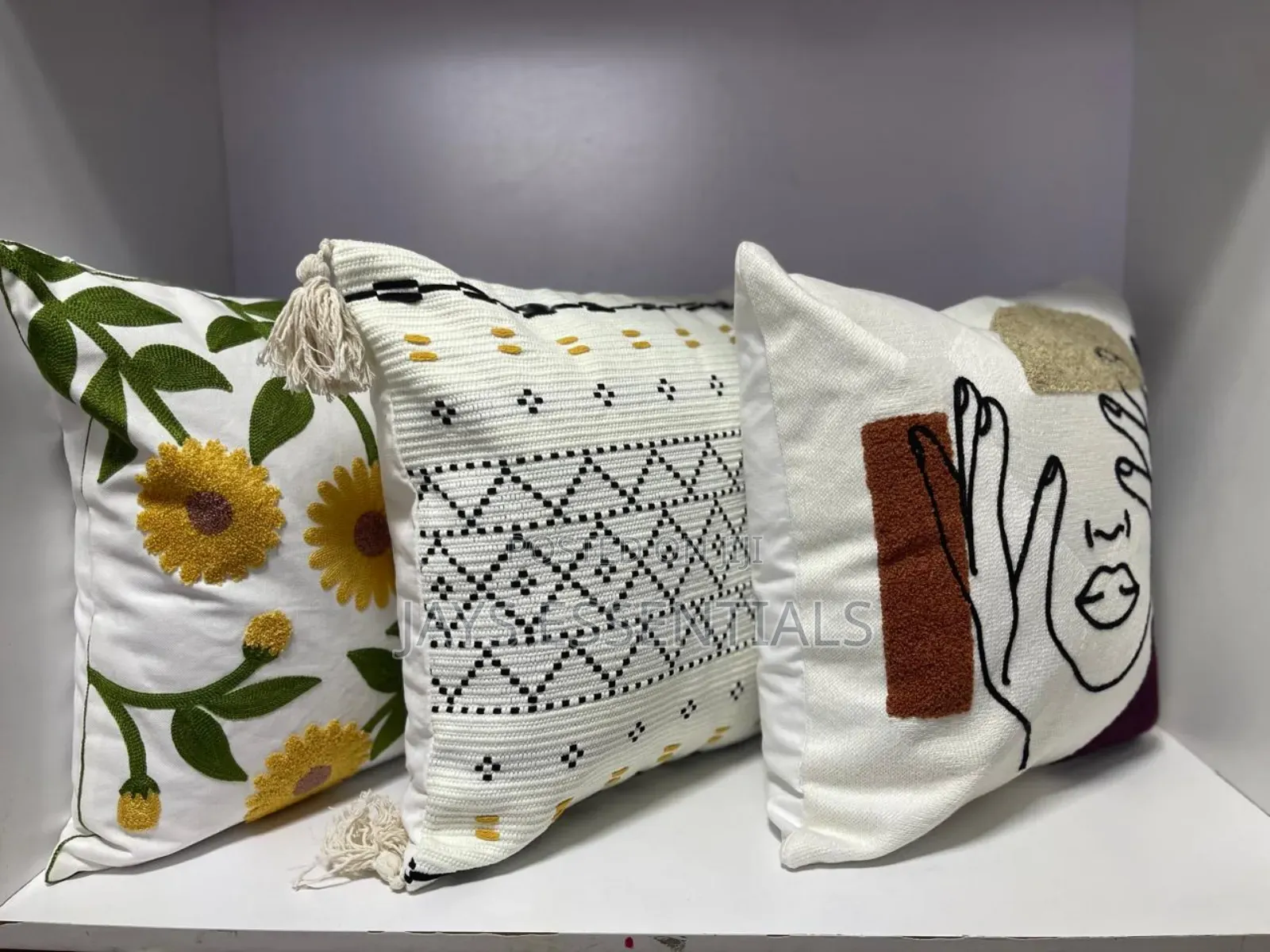 Textured Throw Pillow Covers