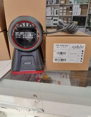 Table Mount Bar Code Scanner Round 2D XB 8602
