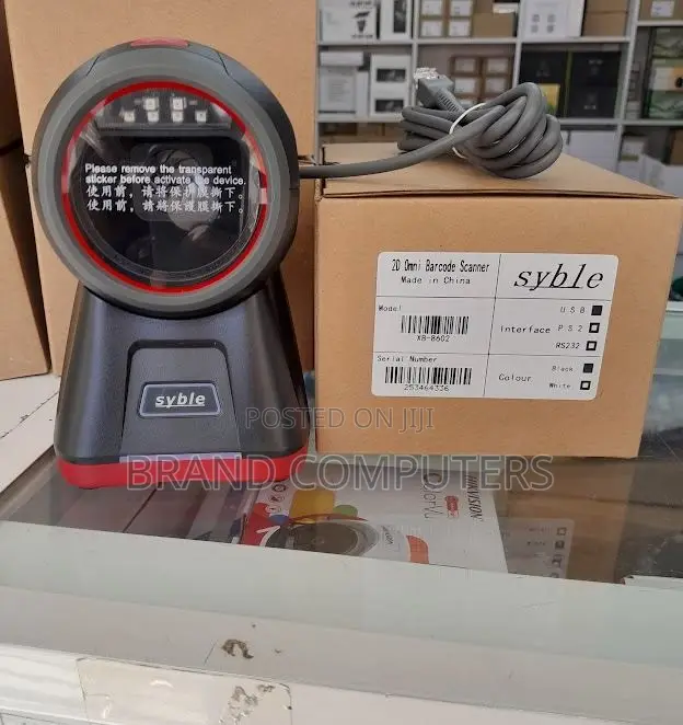 Syble XB-8602 2D Desktop Omnidirectional Barcode Scanner