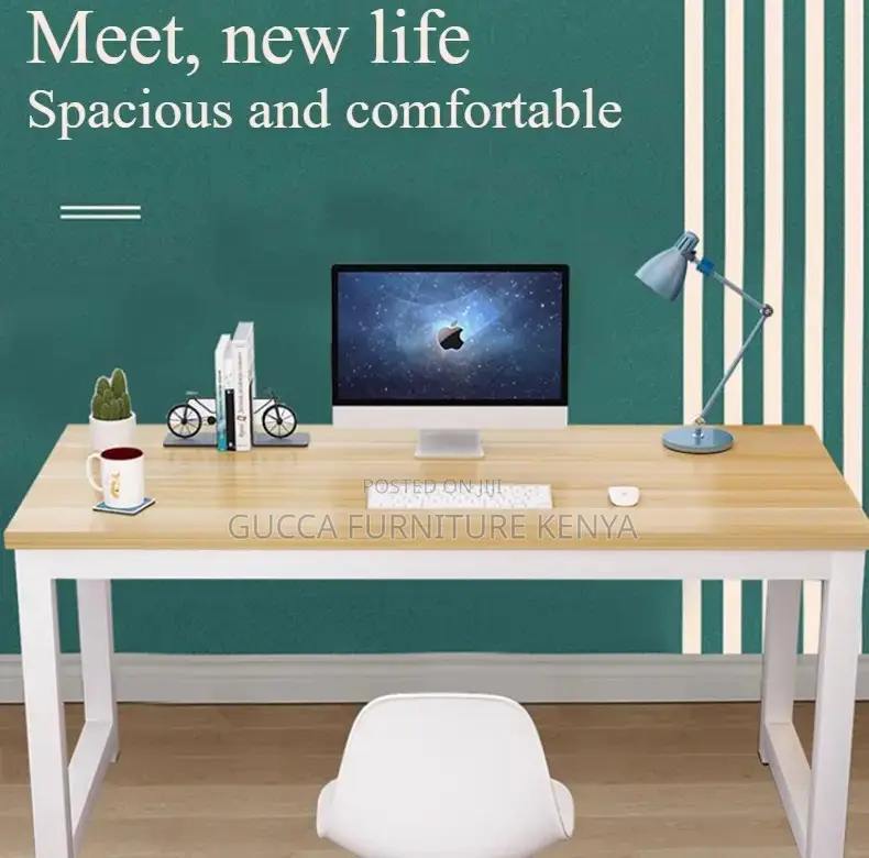 Clerical Desking: Modern Home Office Hardwood Computer Desk