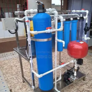 Pure Water Treatment Plant With Filling Lines