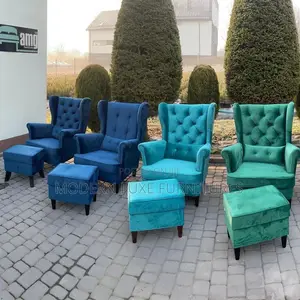Modern Unique King Chairs/Wing Chairs (Price for Each)