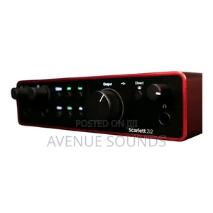 Focusrite Scarlet 2i2 Soundcard Latest Edition 3rd Gen