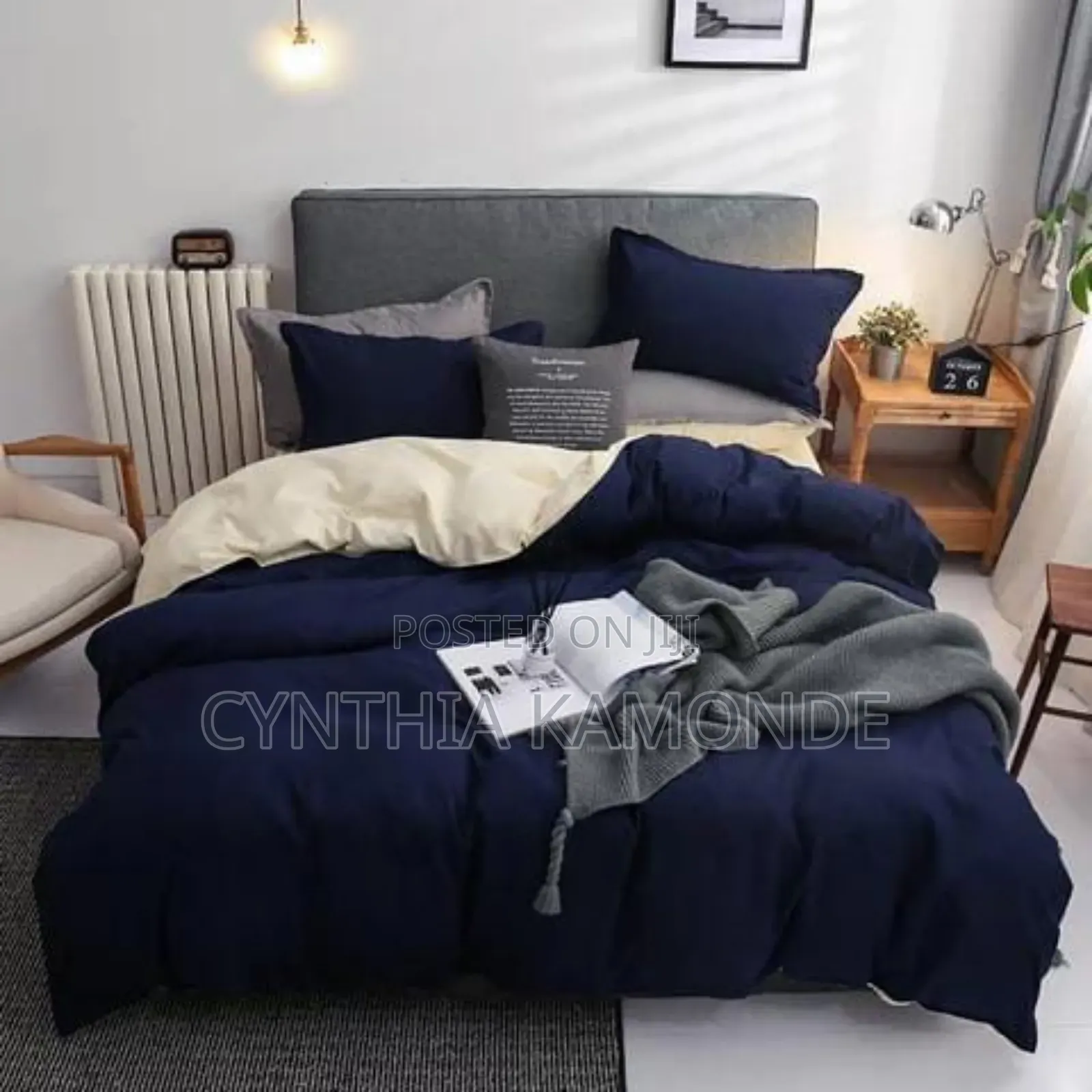 Plain Double Sided Cotton Duvet Covers