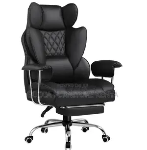 Office Chairs:Full Leather Highback Reclining Computer Chair
