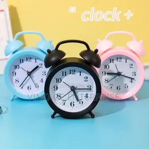 Alarm Clock With Large Analog Battery Operated Clock at Dawn