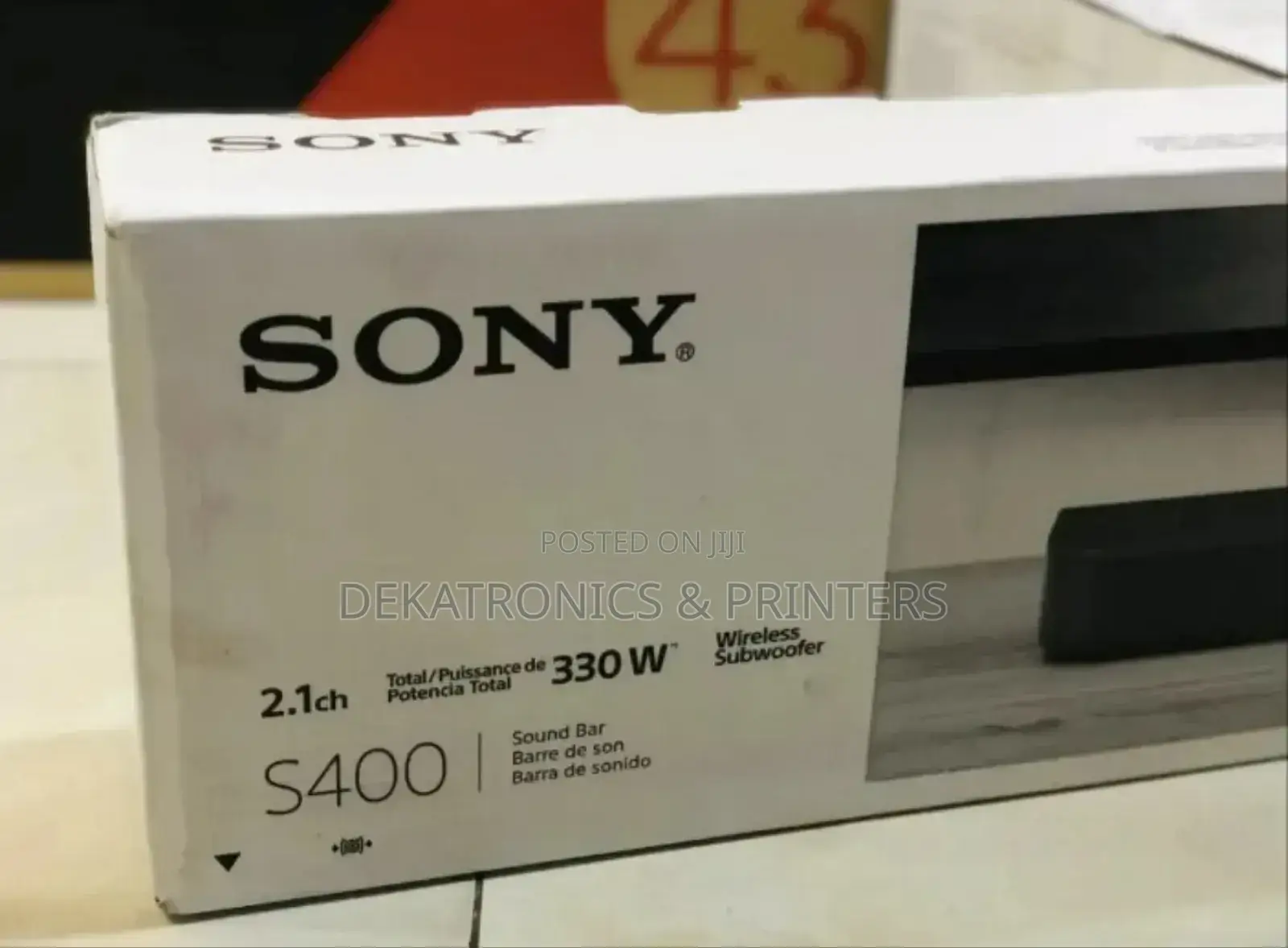 Sony Ht-S400 330watts Sound Bar