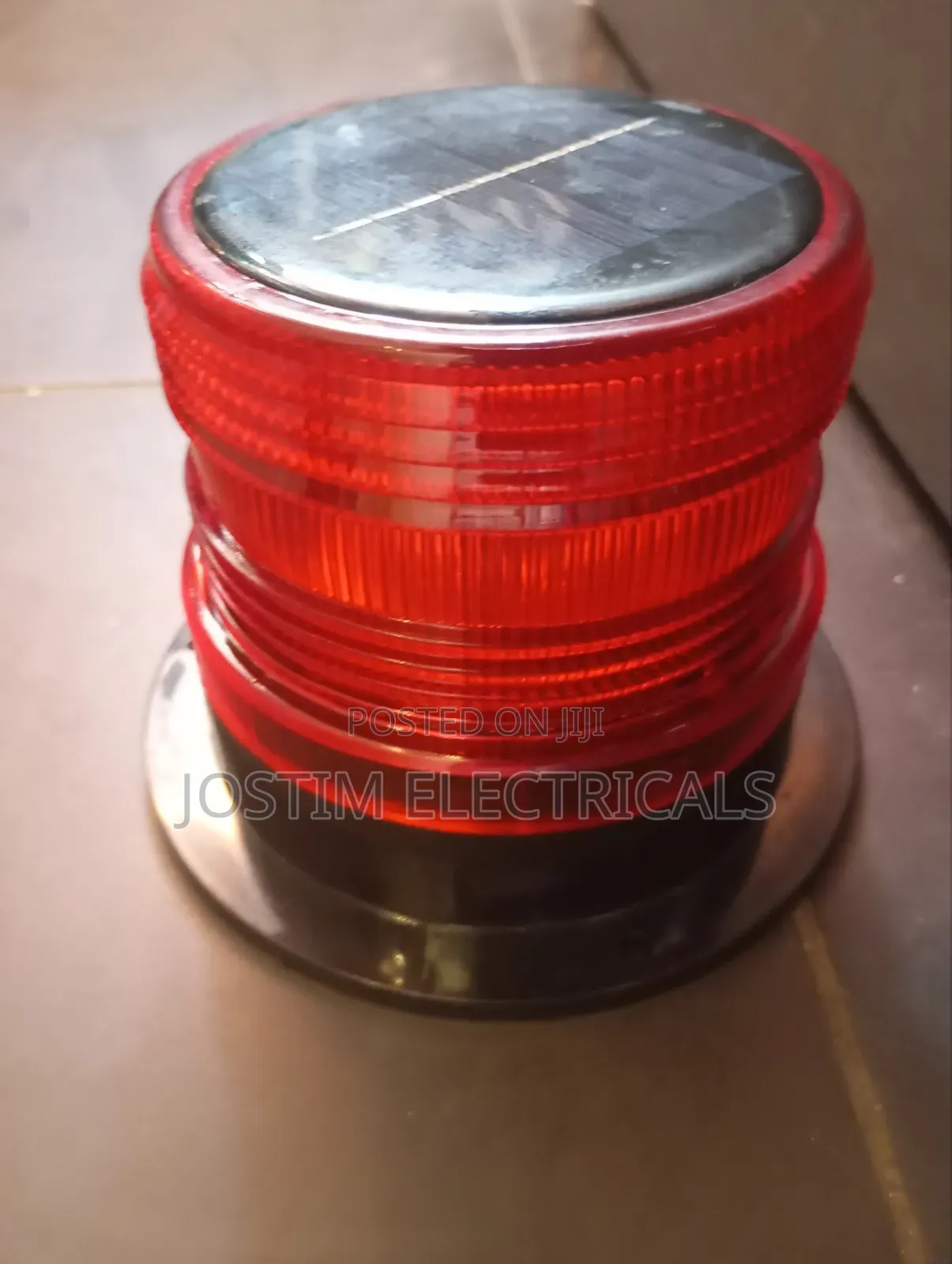 Solar Traffic Flash Led Warning Strobe Light