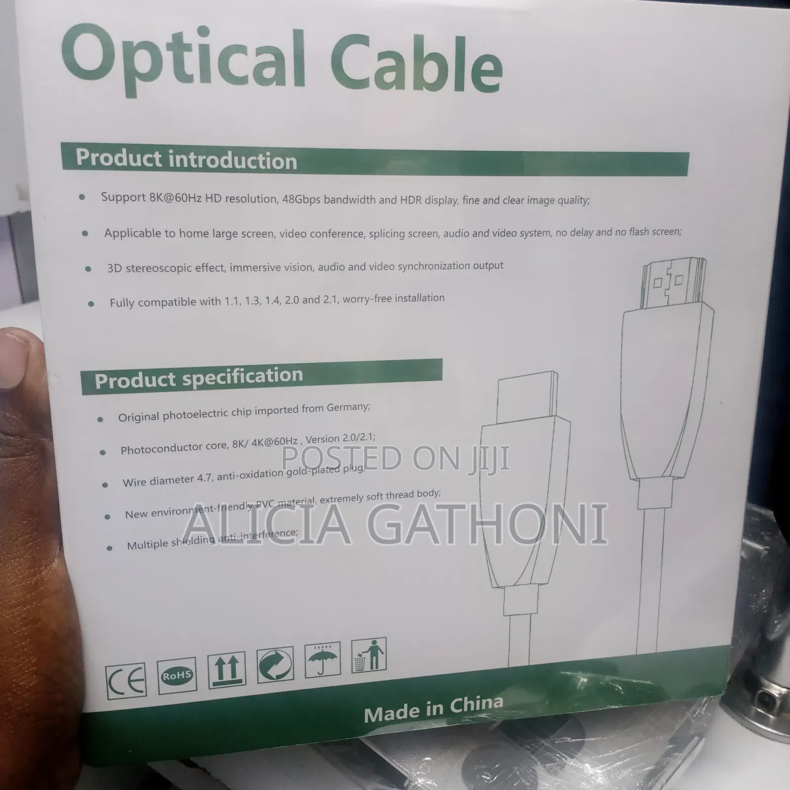 30M Fibre Optic HDMI Cable