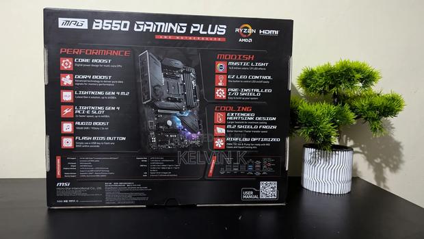 Msi B550 Motherboard Am4 - thumbnail 2