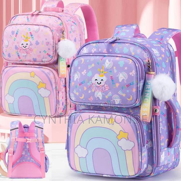 Girls Rainbow Backpack - main view